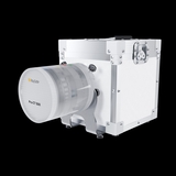 White cylinder connected to white box