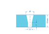 Pinhole dimensions